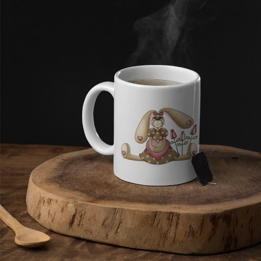 Country Bunny Coffee Tasse