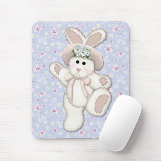 Country Bunny Mousepad (Mit Mouse)