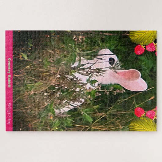 Country Bunny Rabbit Puzzle (Horizontal)