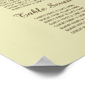 Country Burlap Mason Jar Hochzeitskarte Poster (Ecke)