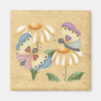 Country Butterfliegen Magnet