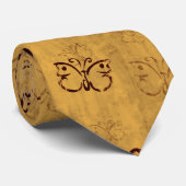 Country Butterfly-Muster Krawatte (Gerollt)