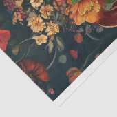 Country Calico Floral Cat Decoupage Seidenpapier (Ausschnitt)