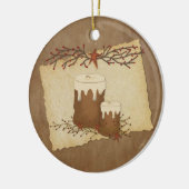 Country Candles Ornament (Links)