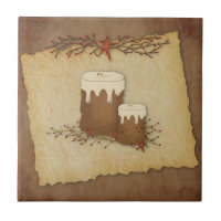 Country Candles Tile