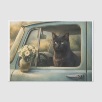 Country Cat  Seidenpapier