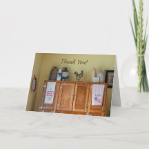 Country Charm Danke Karte