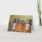 Country Charm Danke Karte (Vorderseite)