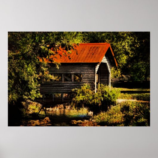 Country Charm - Poster - Covered Bridge (Vorne)