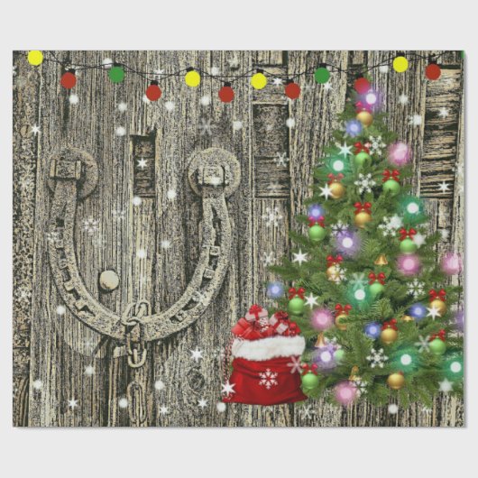 Country Charm Weihnachten Geschenkpapier (Flach)