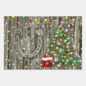 Country Charm Weihnachten Geschenkpapier Set (Vorderseite)