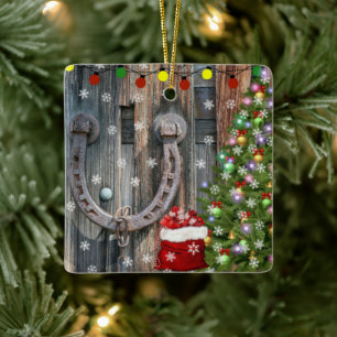 Country Charm Weihnachten Keramikornament