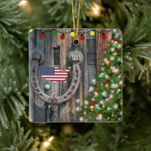 Country Charm Weihnachten Keramikornament