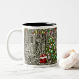 Country Charm Weihnachten Zweifarbige Tasse