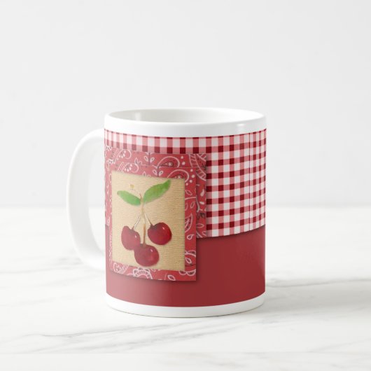 Country Cherries Tasse (Vorderseite Links)