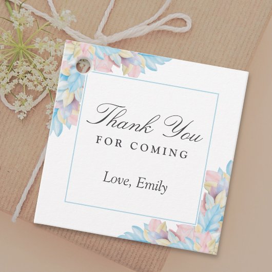 Country Chic Brautparty Danke, dass Sie gekommen s Geschenkanhänger