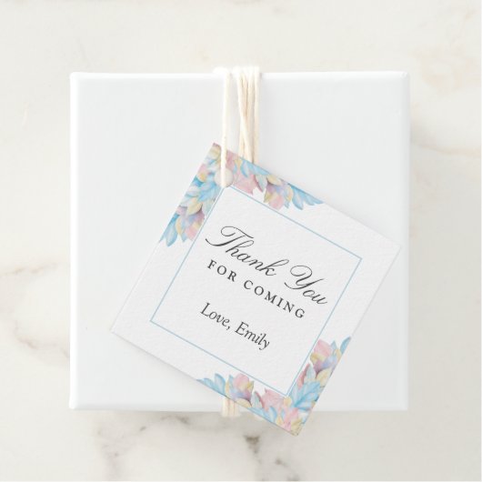 Country Chic Brautparty Danke, dass Sie gekommen s Geschenkanhänger (Beispiel)