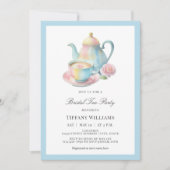 Country Chic Bridal Tee Party Brautparty Einladung (Vorderseite)