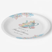 Country Chic Bridal Tee Party Brautparty Pappteller (Schrägansicht)