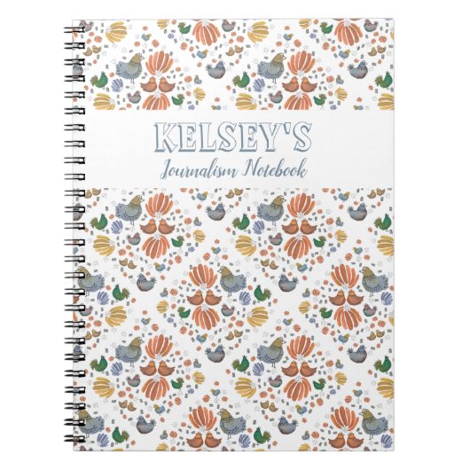 Country Chic Chickens Notizblock (Vorderseite)