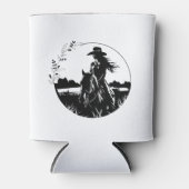Country Chic Horse Cowgirl Western Reittier Dosenkühler (Vorderseite)
