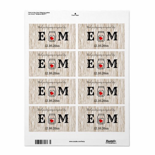 Country chic mason jar wedding (Vorne)