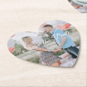 Country Chic | Save the Date Foto Untersetzer (angewinkelt)