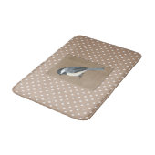 Country Chickadee Bath Mat Badematte (Schrägansicht)