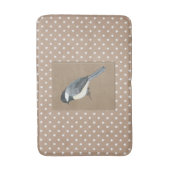 Country Chickadee Bath Mat Badematte (Vorderseite Vertikal)