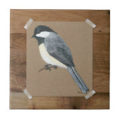 Country Chickadee Tile Fliese (Vorderseite)