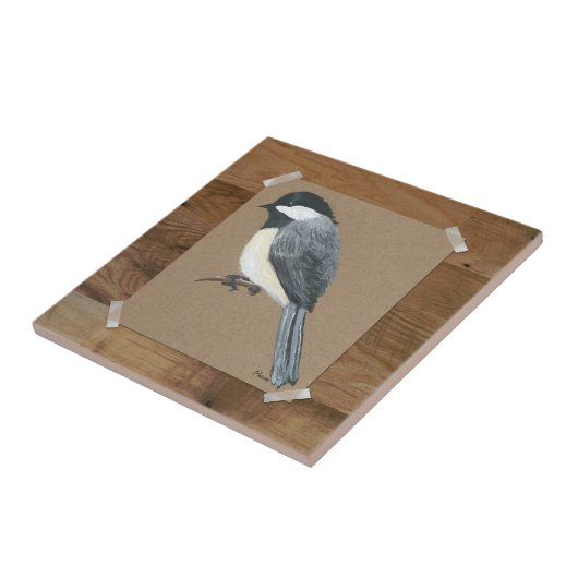 Country Chickadee Tile Fliese (Seite)
