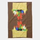 Country Chicken Clan Handtuch (Vertikal)