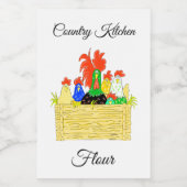 Country Chicken Clan Lebensmitteletikett (Einzelnes Label)