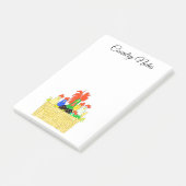 Country Chicken Clan Notepad Post-it Klebezettel (angewinkelt)