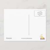 Country Chicken Howdy Cartoon Postkarte (Rückseite)