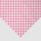 Country Chill Pastel Baby Pink Gingham Seidenpapier (Ausschnitt)
