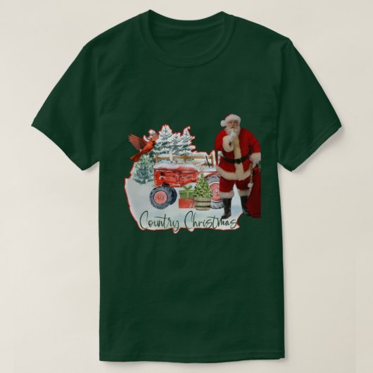 Country Christmas 2 T-Shirt (Design vorne)