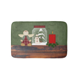 Country Christmas Bath Mat Badematte