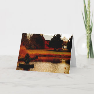 Country Christmas Card Feiertagskarte