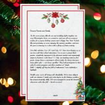 Country Christmas Family Newsletter