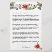 Country Christmas Family Newsletter - Ihr Text-Sta Briefpapier (Vorderseite)