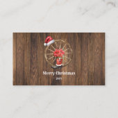 Country Christmas Free Drink Party Card Ticket (Rückseite)