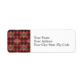 Country Christmas Return Address Label (Vorne)
