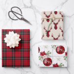 Country Christmas Rustic Holiday Buffalo Kariert Geschenkpapier Set<br><div class="desc">Country Weihnachten Rustic Holiday Buffalo Karierte Geschenkverpackung Set bietet rote Büffel kariert,  Hirsche Anbeter und karierte Weihnachtsschmuck. Was für ein schöner Weg,  ein kleines Land zu Ihrem Weihnachten in dieser Ferienzeit hinzuzufügen.</div>