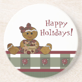 Country Christmas Sandstone Untersetzer