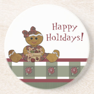 Country Christmas Sandstone Untersetzer