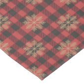 Country Christmas Snowflake Tablecloth Tischdecke (Schrägansicht)
