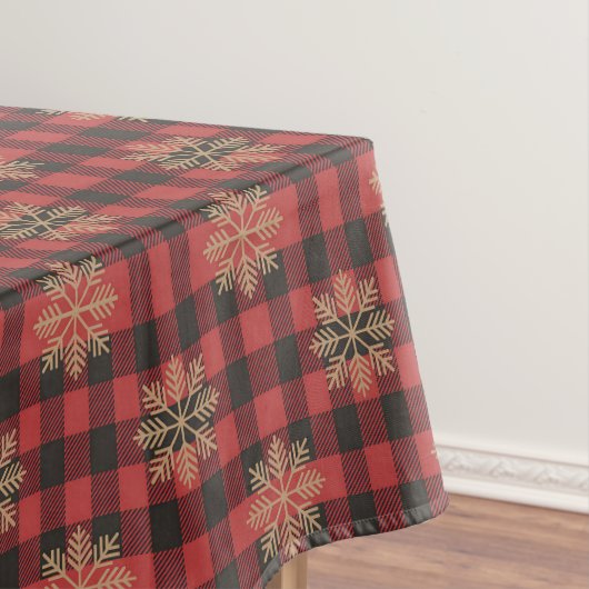 Country Christmas Snowflake Tablecloth Tischdecke (Beispiel)