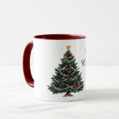 Country Christmas Tree Tasse (Vorderseite Links)