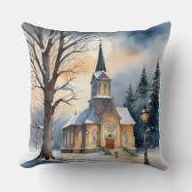 Country Church, Country Christmas Church, Church